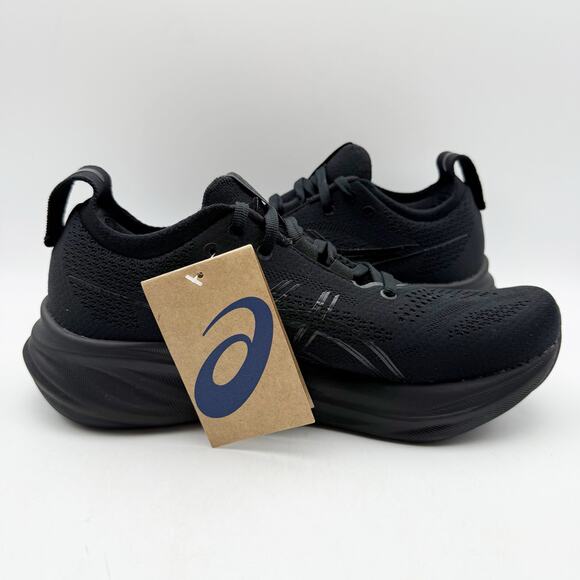 Asics Women Gel-Nimbus 26 Running Sneaker US 10.5 Wide Black Athletic NIB - Picture 5 of 13